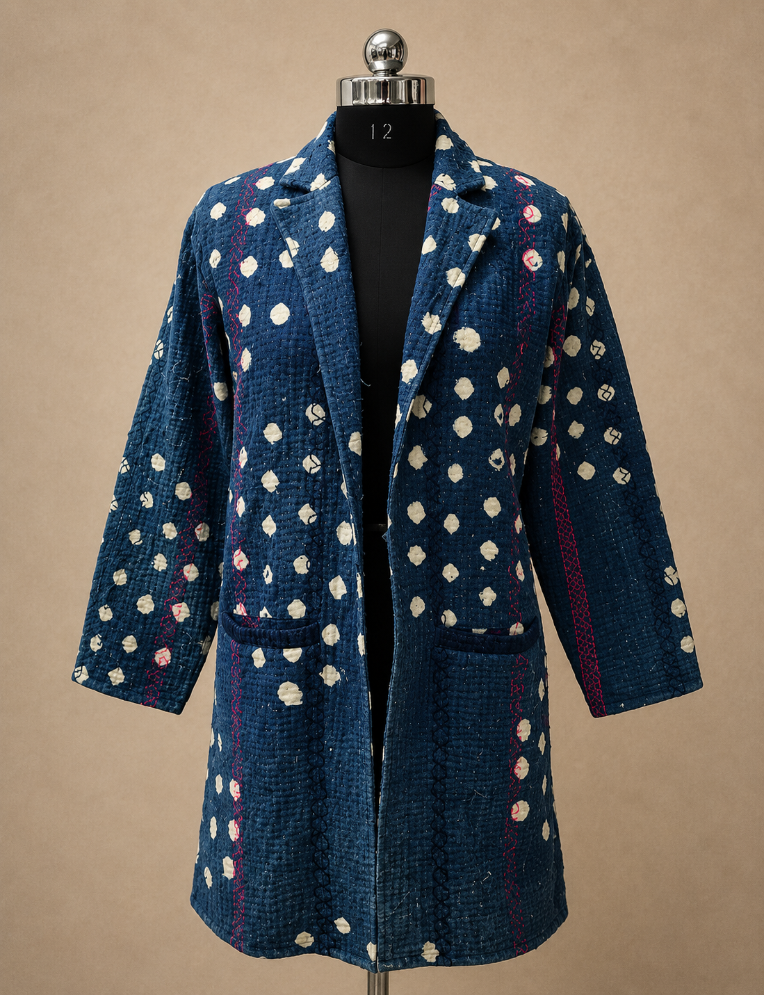Vintage Style Kantha Jacket Color Option 3