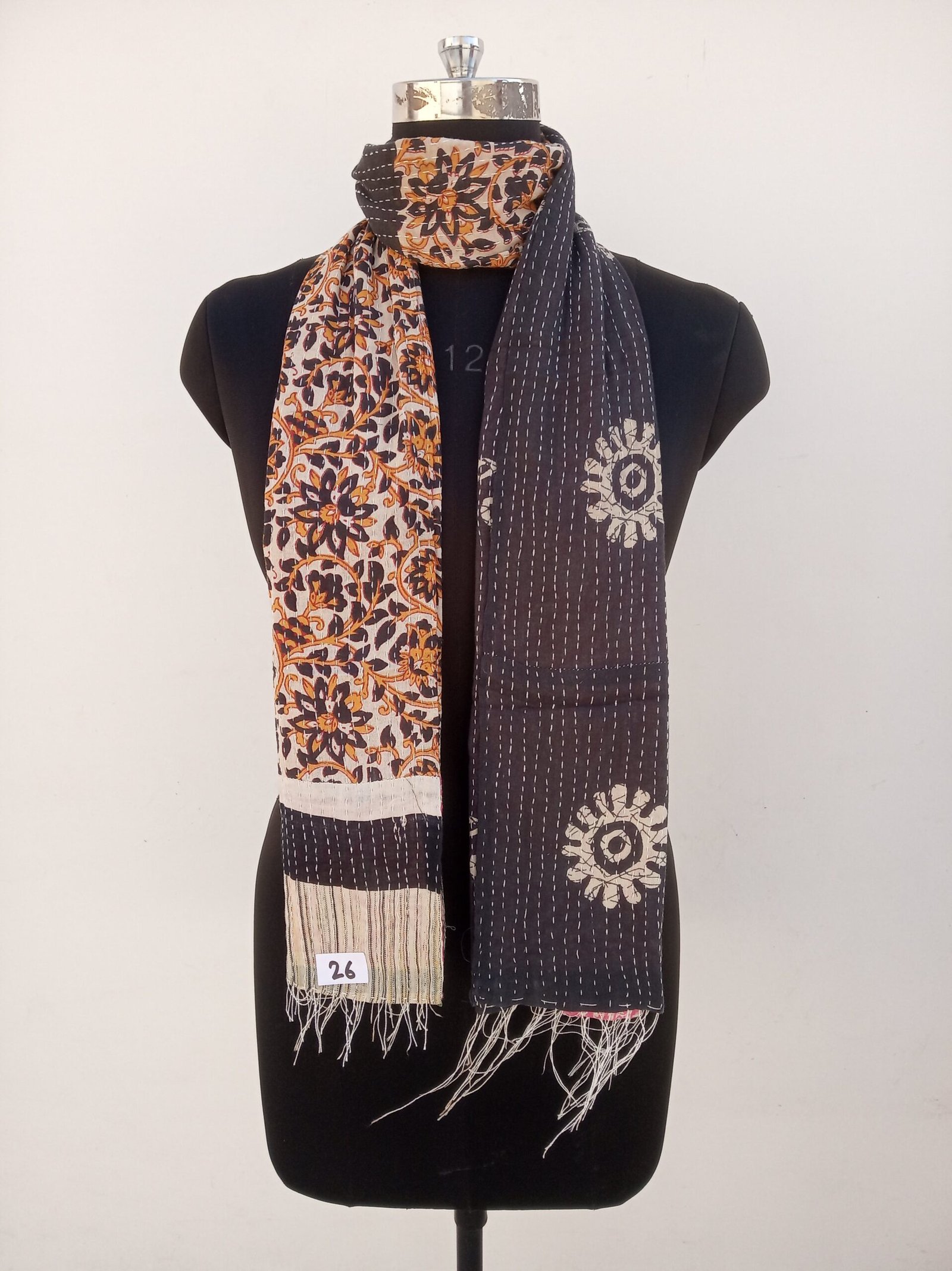 Kantha Scarves Colour Option 6