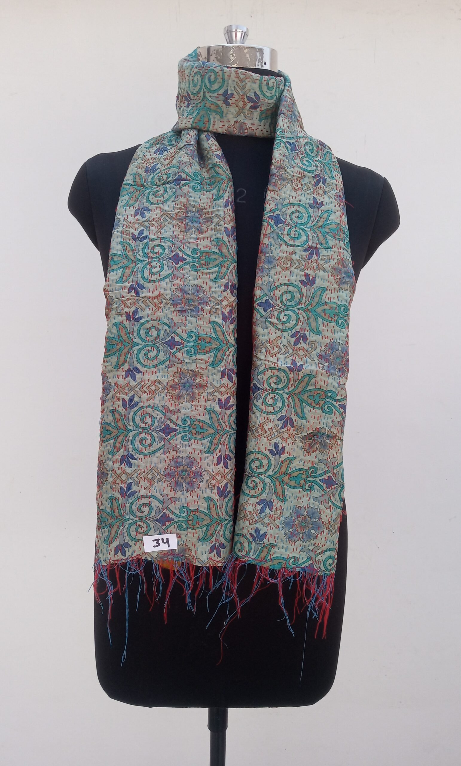 Kantha Scarves Colour Option 4