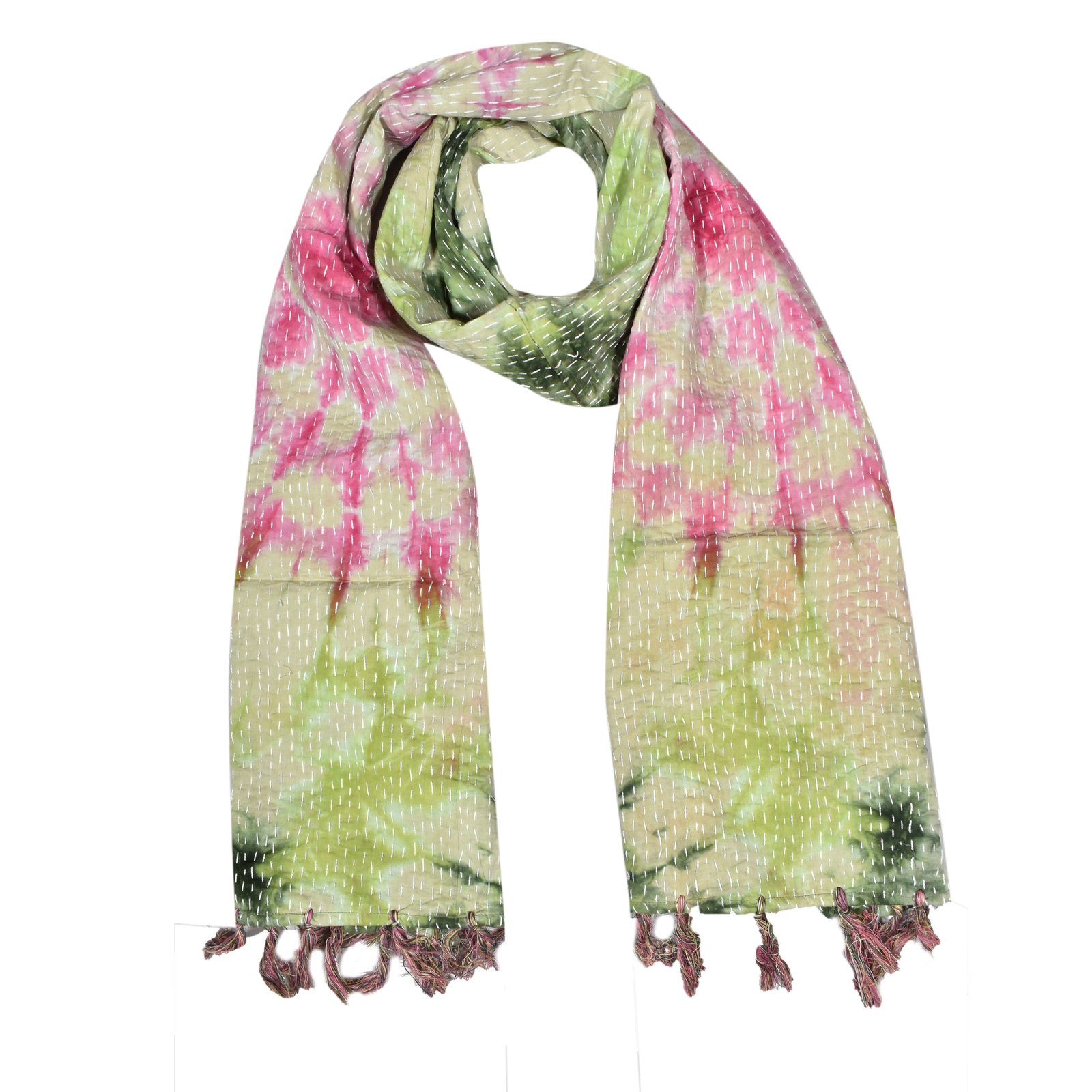 Cotton Kantha Scarves Colour Option 3