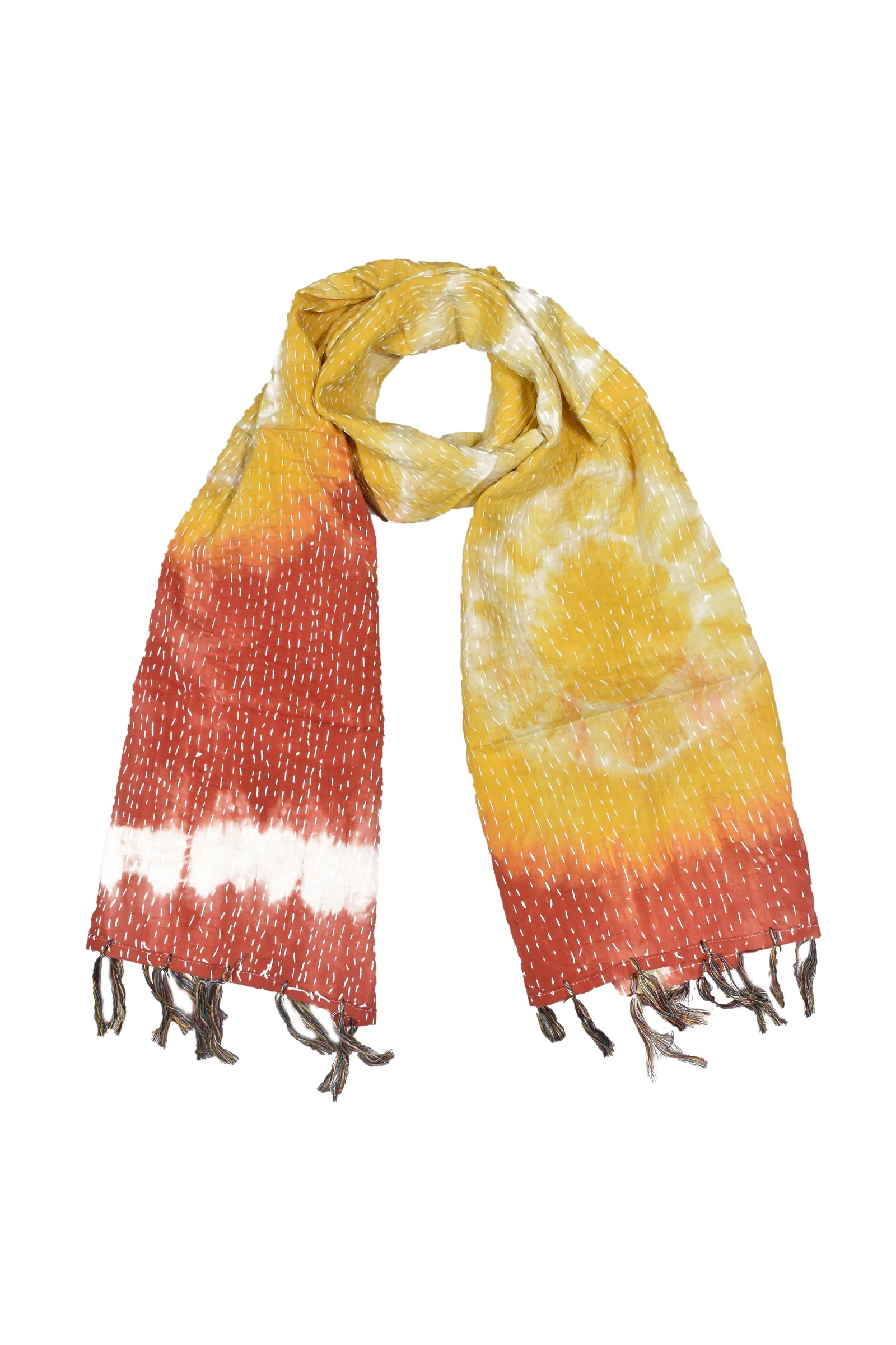 Cotton Kantha Scarves Colour Option 5