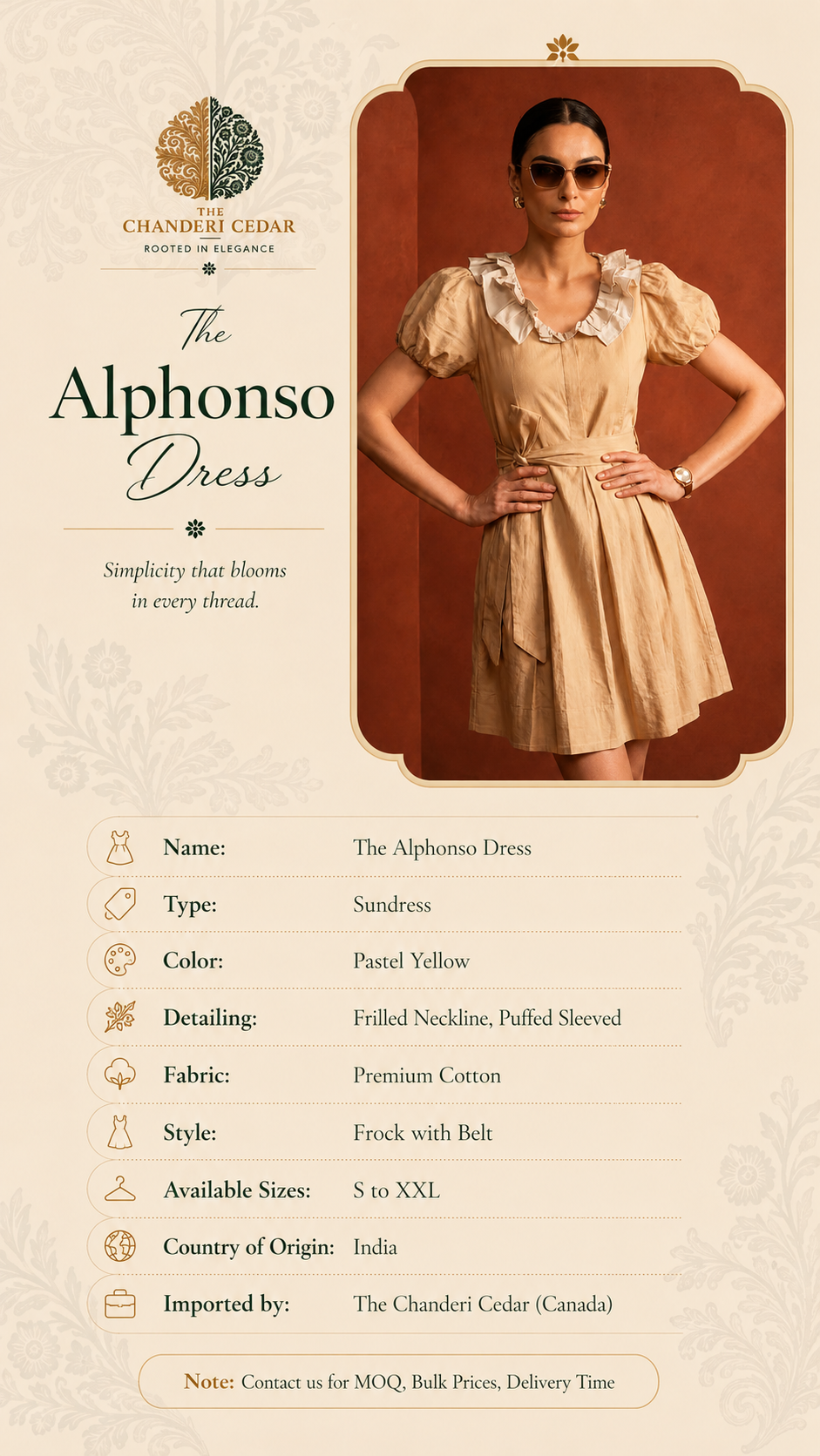 The Alphonso Dress Detail