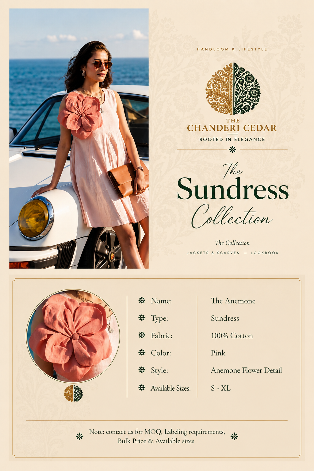 The Anemone Sundress Detail