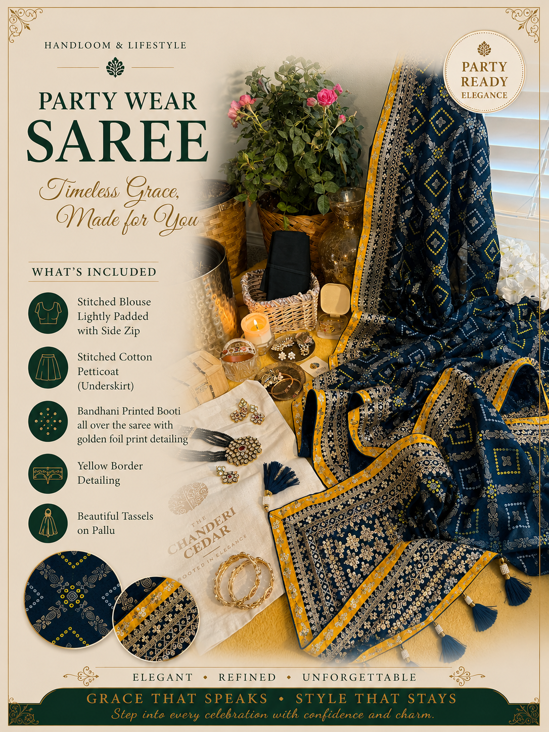 Party Wear Saree Colour Option 7